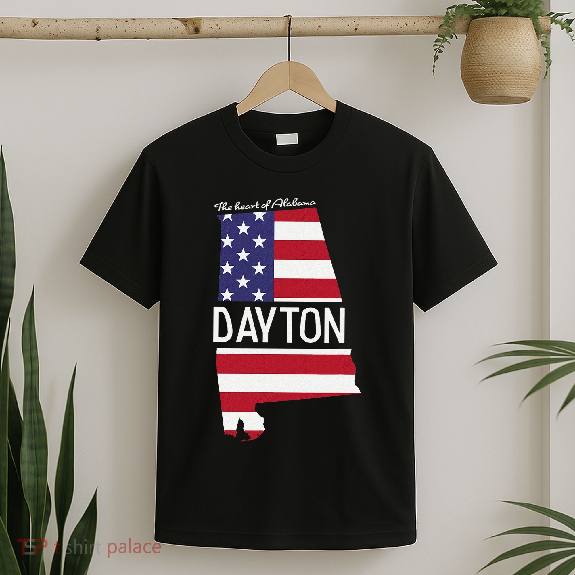 Dayton The Heart Of Alabama Flag Hometown T-Shirt