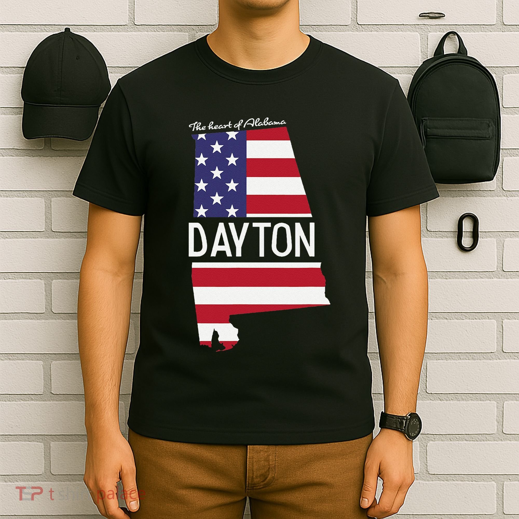 Dayton The Heart Of Alabama Flag Hometown T-Shirt