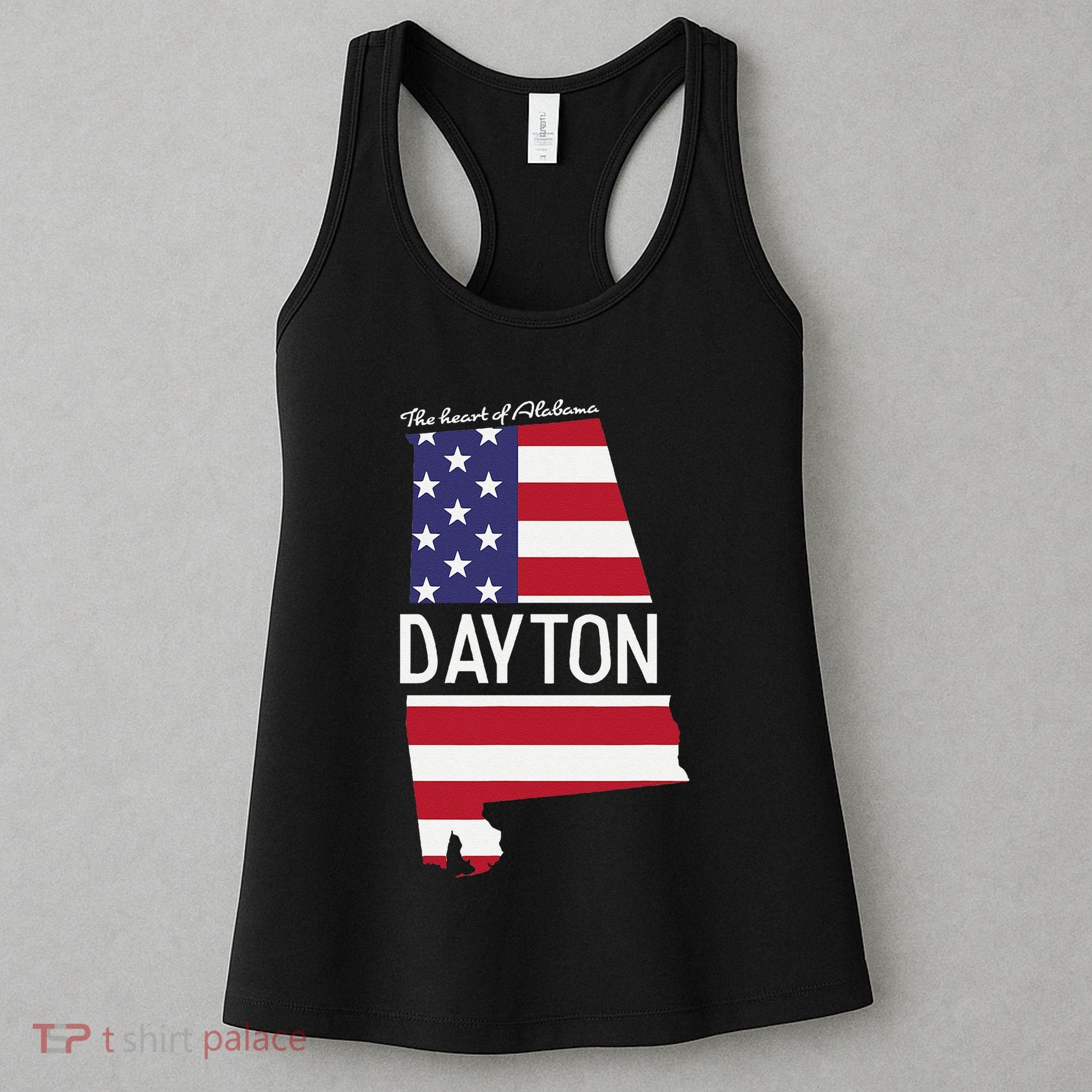 Dayton The Heart Of Alabama Flag Hometown Women's Tank Top