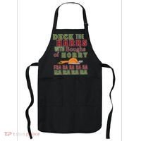 Deck The Harrs Fra Ra Ra Funny Turkey Apron thumb 0