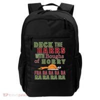 Deck The Harrs Fra Ra Ra Funny Turkey Backpack thumb 0