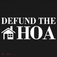 Defund The Hoa Anti Homeowner Association Doggie Tank thumb 4