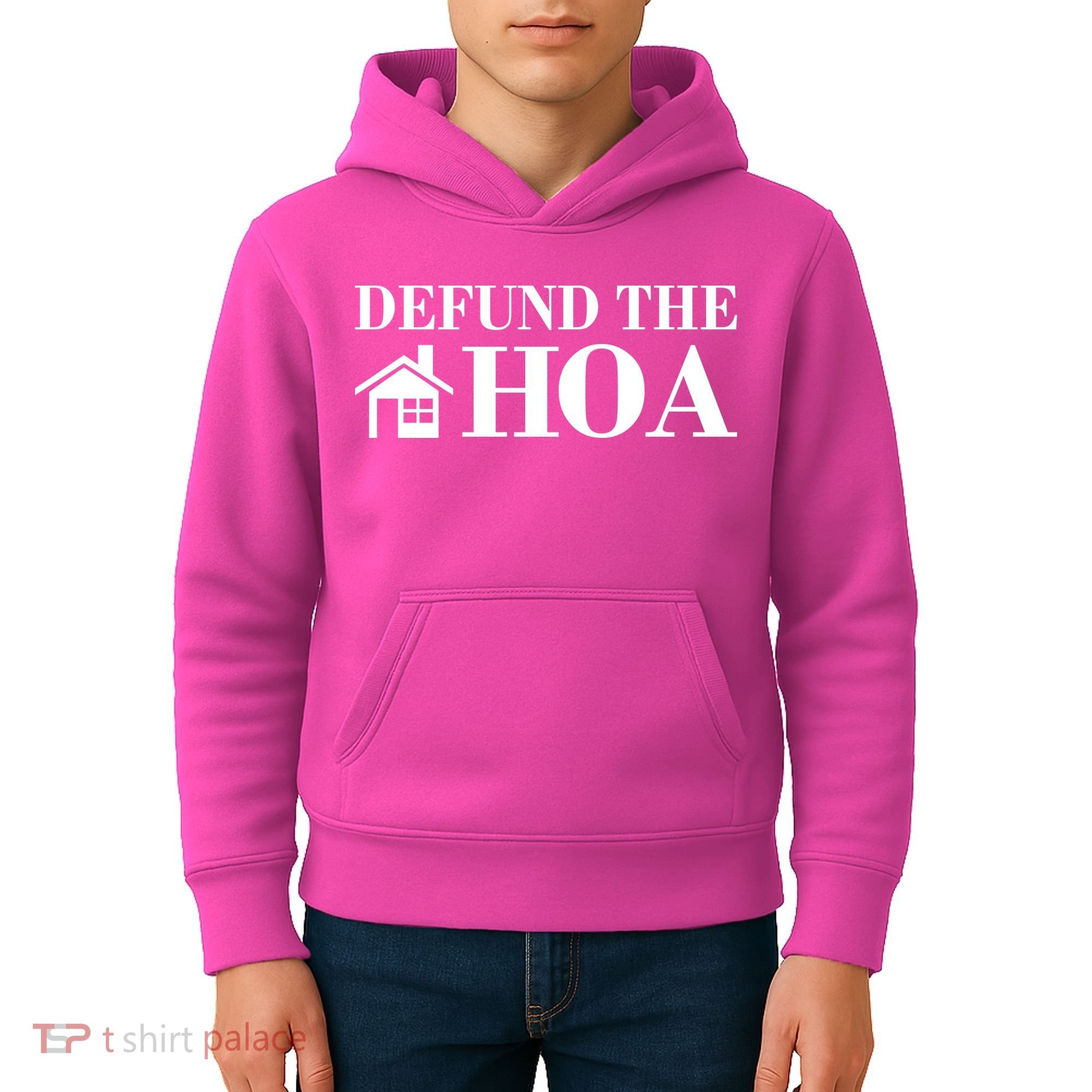 Defund The Hoa Anti Homeowner Association Kids Hoodie