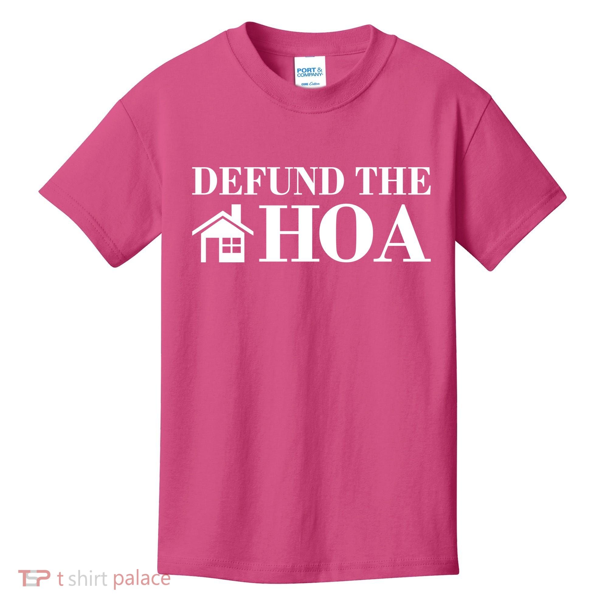 Defund The Hoa Anti Homeowner Association Kids T-Shirt
