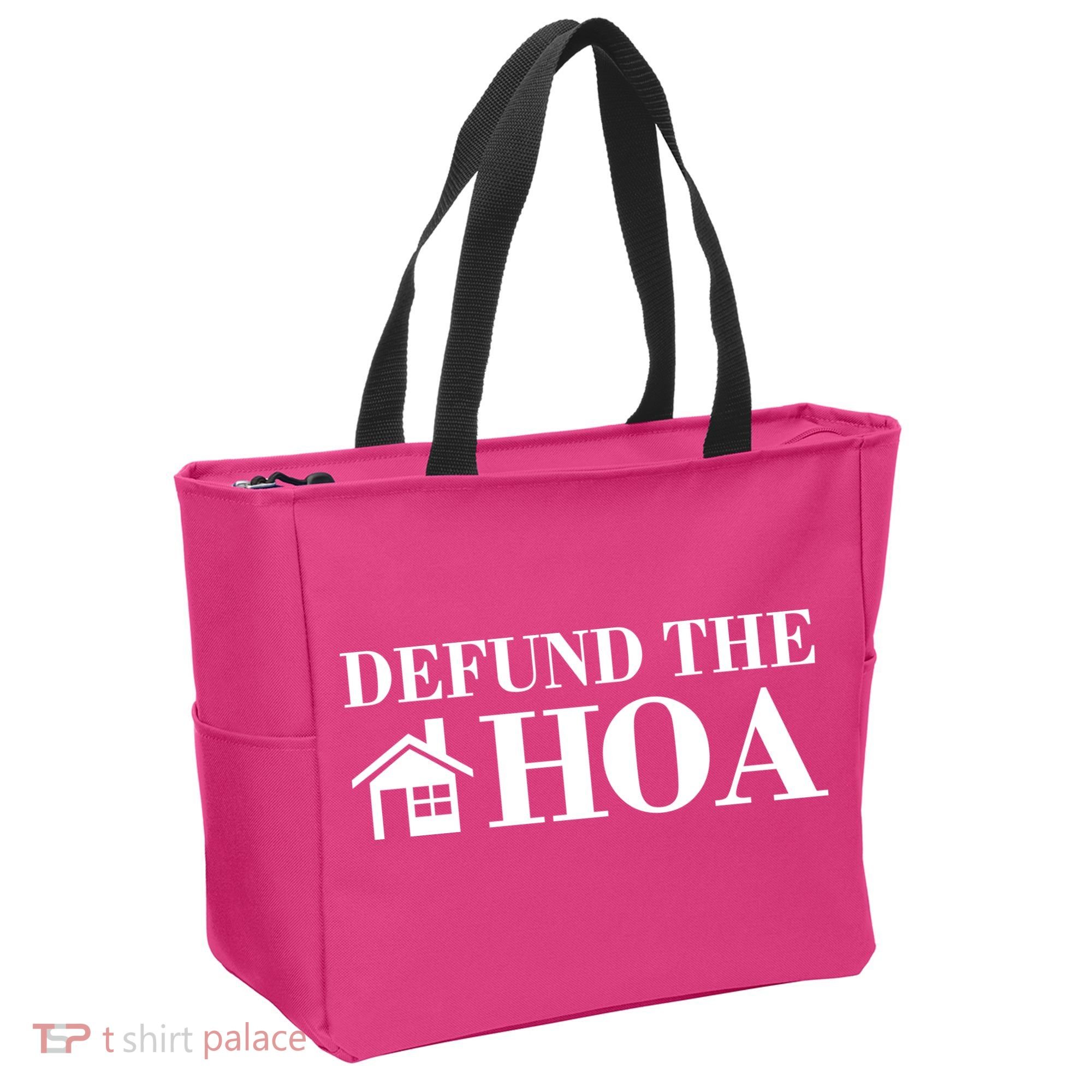 Defund The Hoa Anti Homeowner Association Tote Bag