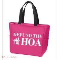 Defund The Hoa Anti Homeowner Association Tote Bag thumb 3