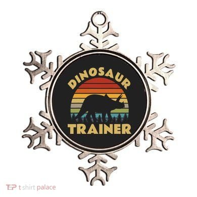 Dinosaur Trainer Halloween Costume Retro Sunset Dino Outline Ornament