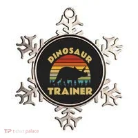 Dinosaur Trainer Halloween Costume Retro Sunset Dino Outline Ornament thumb 0