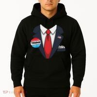 Donald Trump Halloween Costume Suit For Hoodie thumb 2