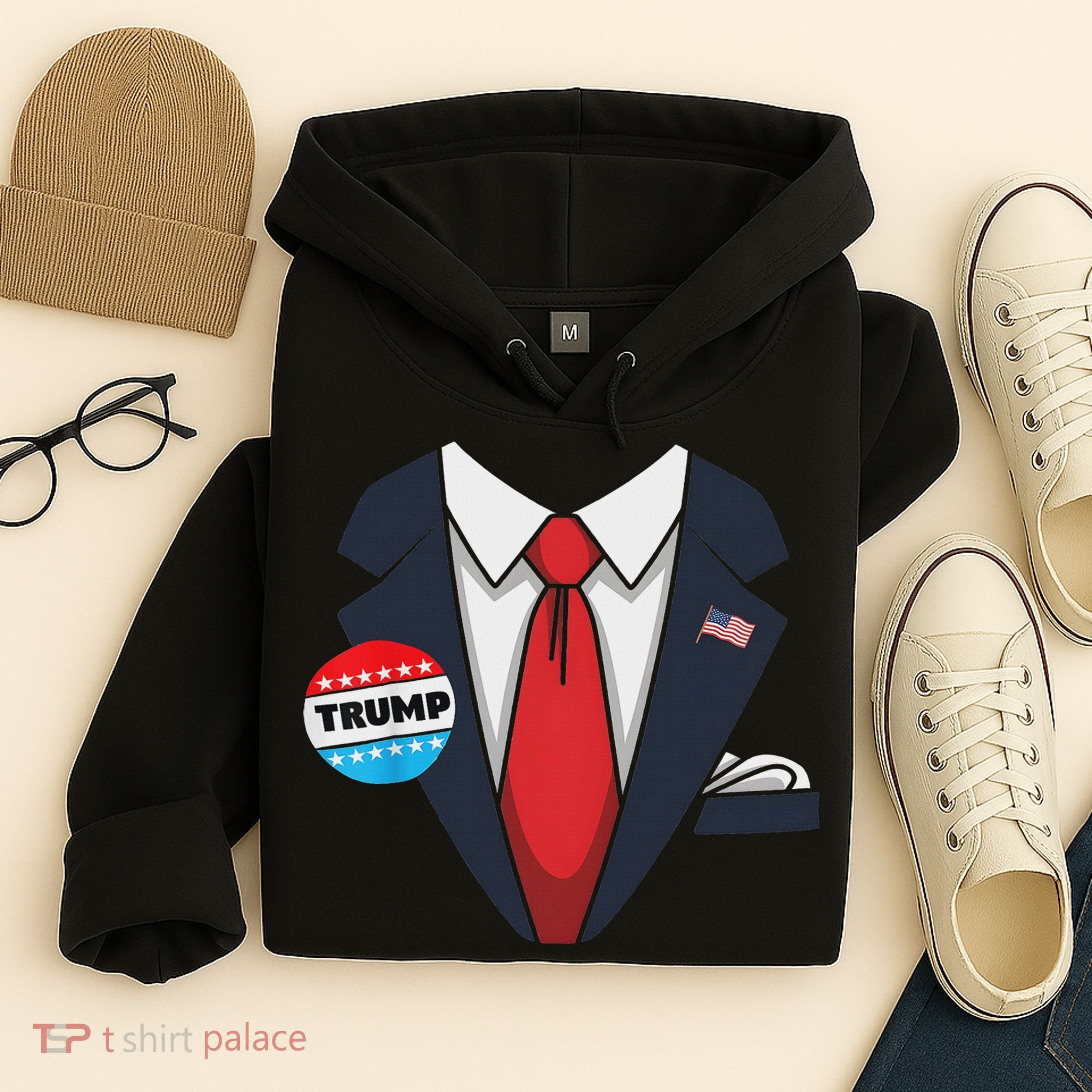 Donald Trump Halloween Costume Suit For Hoodie