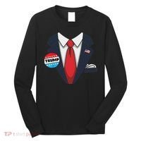 Donald Trump Halloween Costume Suit For Long Sleeve Shirt thumb 0