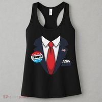 Donald Trump Halloween Costume Suit For Women's Tank Top thumb 3