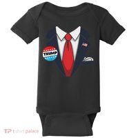 Donald Trump Halloween Costume Suit For Baby Bodysuit thumb 0