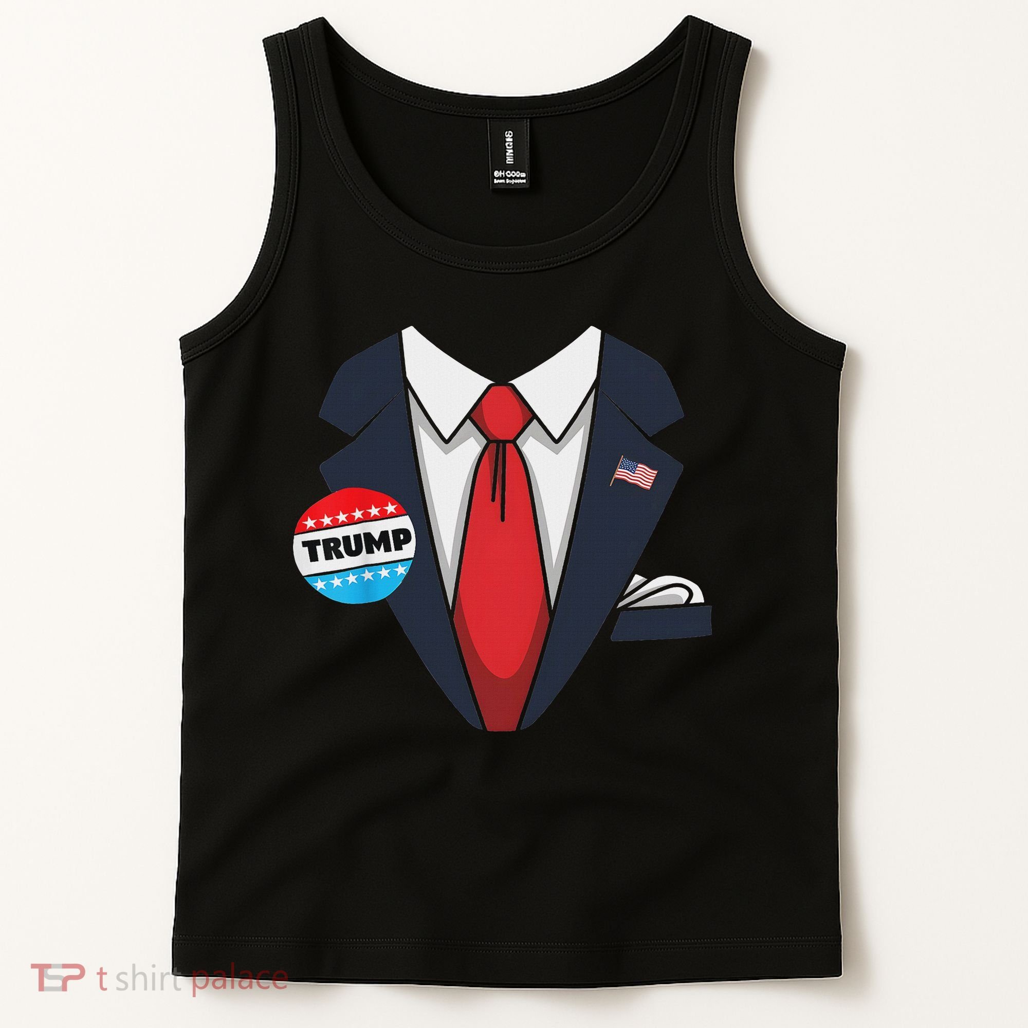 Donald Trump Halloween Costume Suit For Tank Top