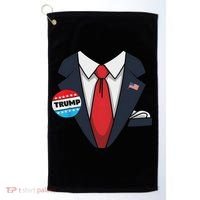 Donald Trump Halloween Costume Suit For Golf Towel thumb 0