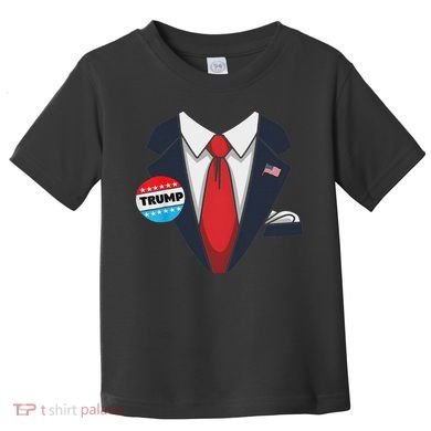 Donald Trump Halloween Costume Suit For Toddler T-Shirt