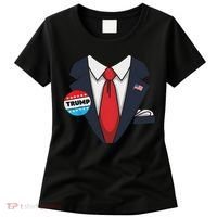 Donald Trump Halloween Costume Suit For Women's T-Shirt thumb 0