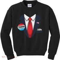 Donald Trump Halloween Costume Suit For Kids Sweatshirt thumb 0