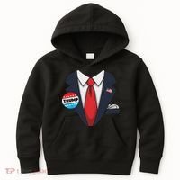 Donald Trump Halloween Costume Suit For Kids Hoodie thumb 0