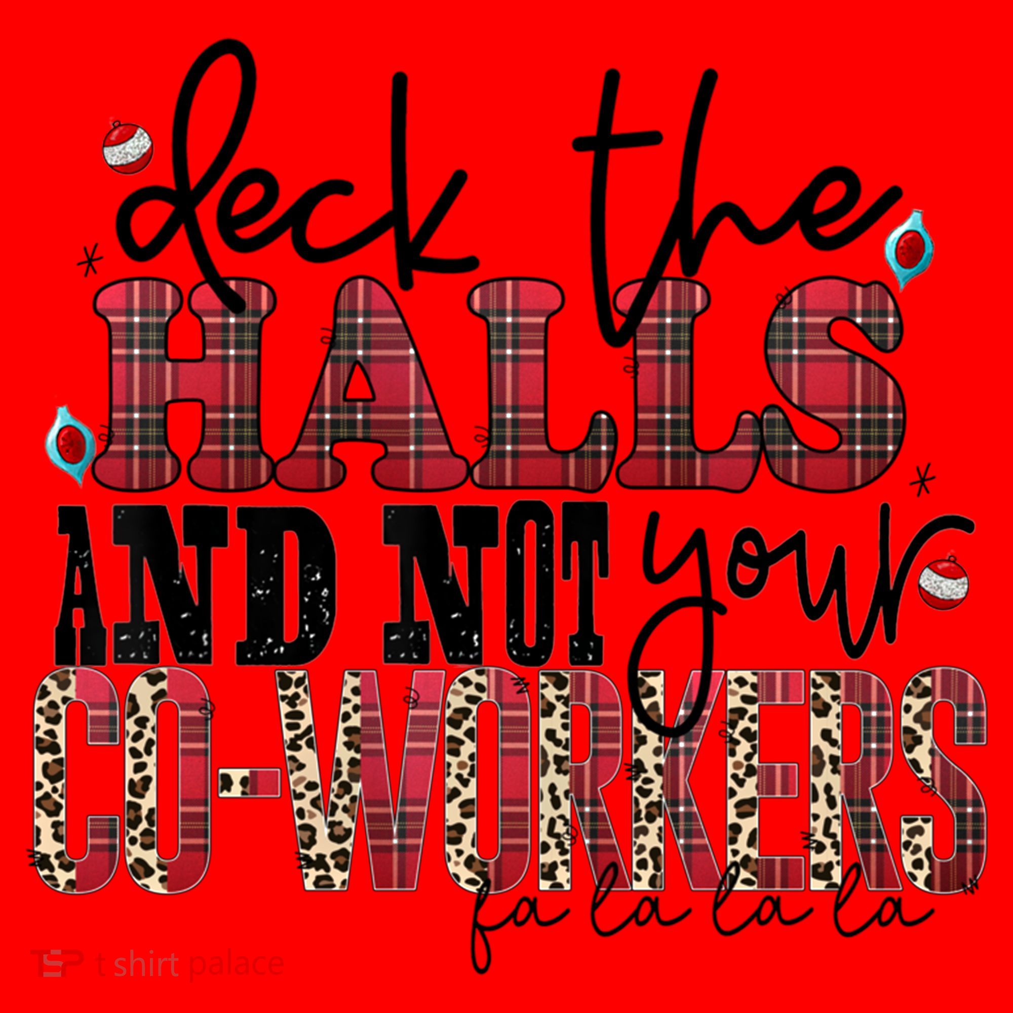 Deck The Halls And Not Your Coworkers Cool Gift Santa Hat
