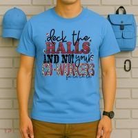 Deck The Halls And Not Your Coworkers Cool Gift T-Shirt thumb 5