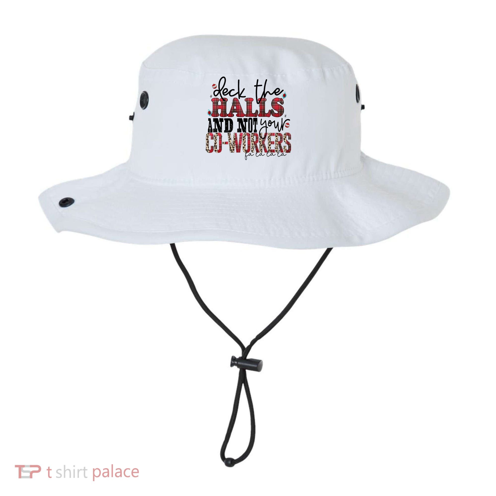 Deck The Halls And Not Your Coworkers Cool Gift Bucket Hat