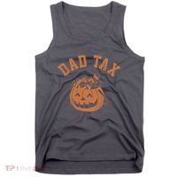 Dad Tax Halloween Trick Or Treat Funny Tank Top thumb 0