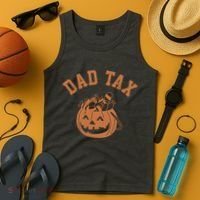 Dad Tax Halloween Trick Or Treat Funny Tank Top thumb 4