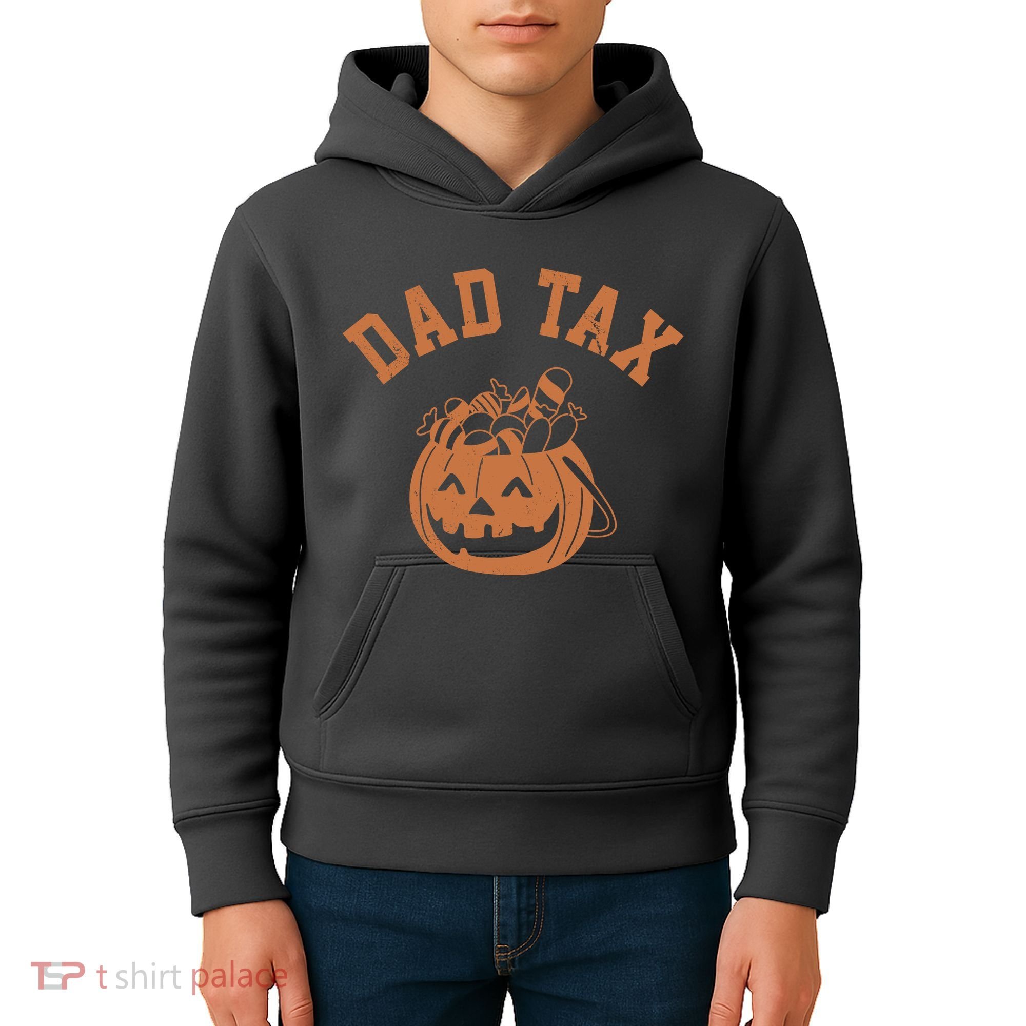 Dad Tax Halloween Trick Or Treat Funny Kids Hoodie
