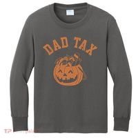 Dad Tax Halloween Trick Or Treat Funny Kids Long Sleeve Shirt thumb 0