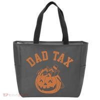 Dad Tax Halloween Trick Or Treat Funny Tote Bag thumb 0
