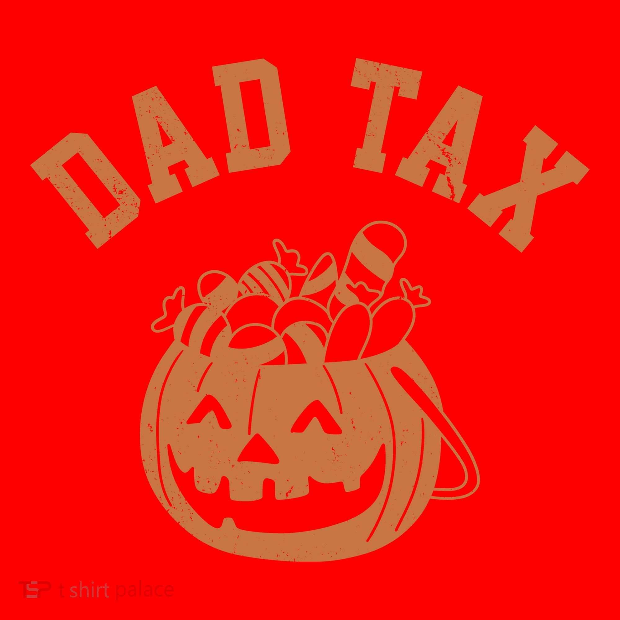 Dad Tax Halloween Trick Or Treat Funny Santa Hat