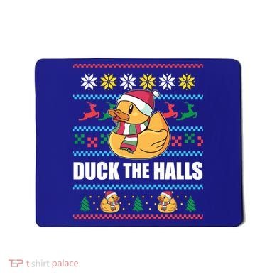 Duck The Halls Funny Ugly Christmas Sweater Meme Gift Cute Gift Mousepad