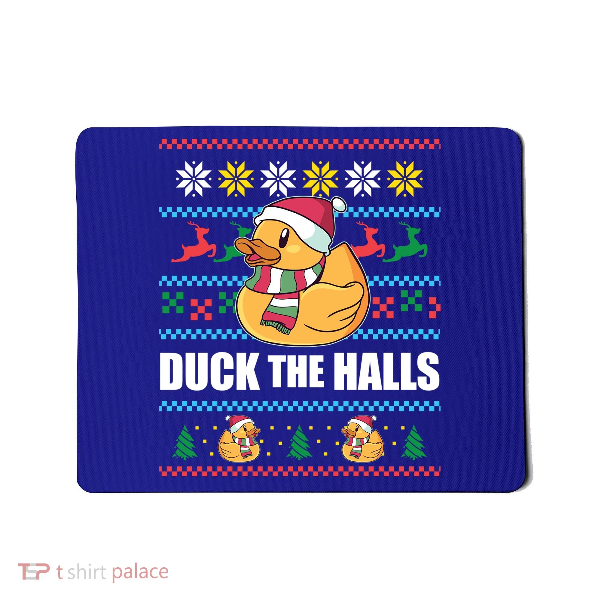Duck The Halls Funny Ugly Christmas Sweater Meme Gift Cute Gift Mousepad