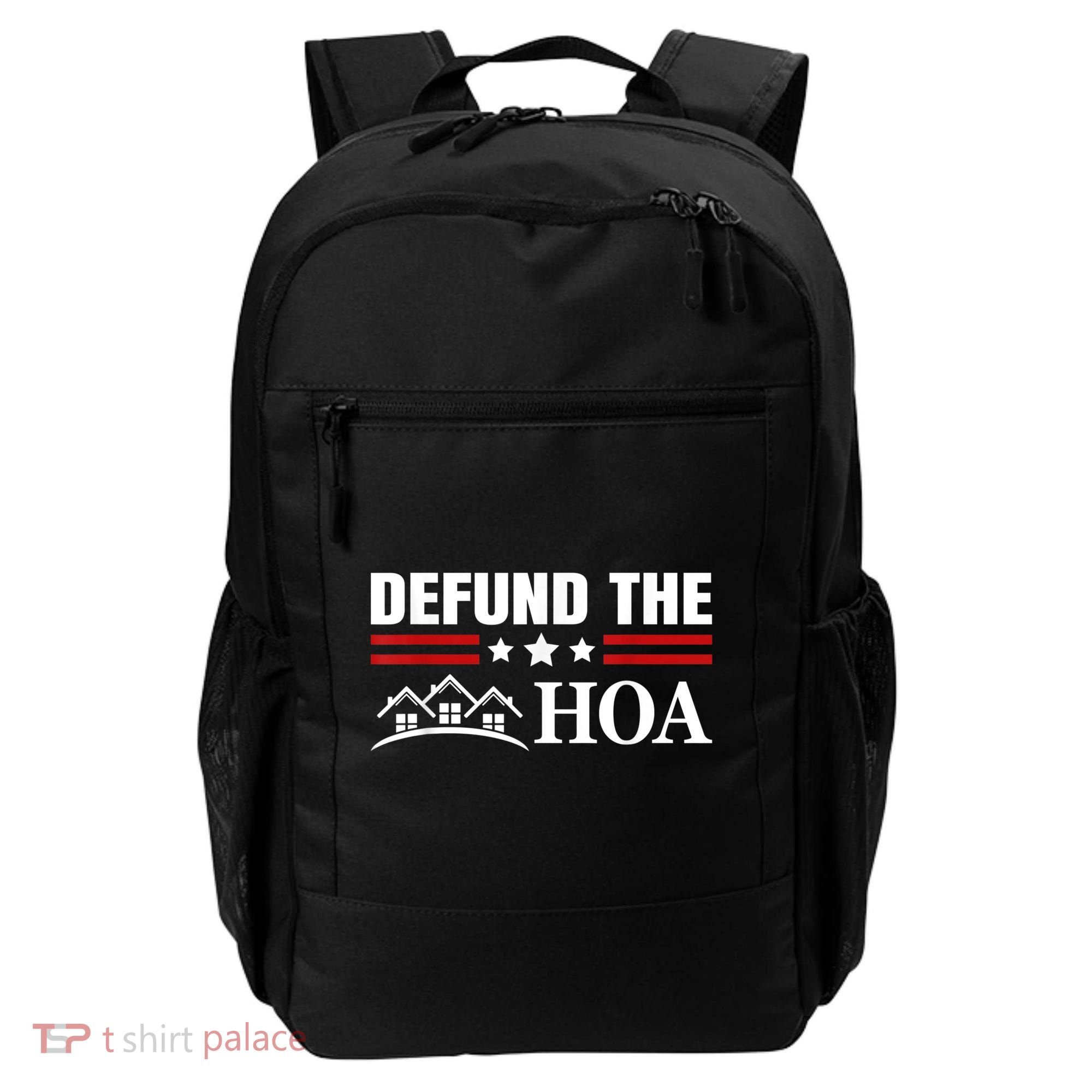 DEFUND THE HOA Homeowners Association Backpack