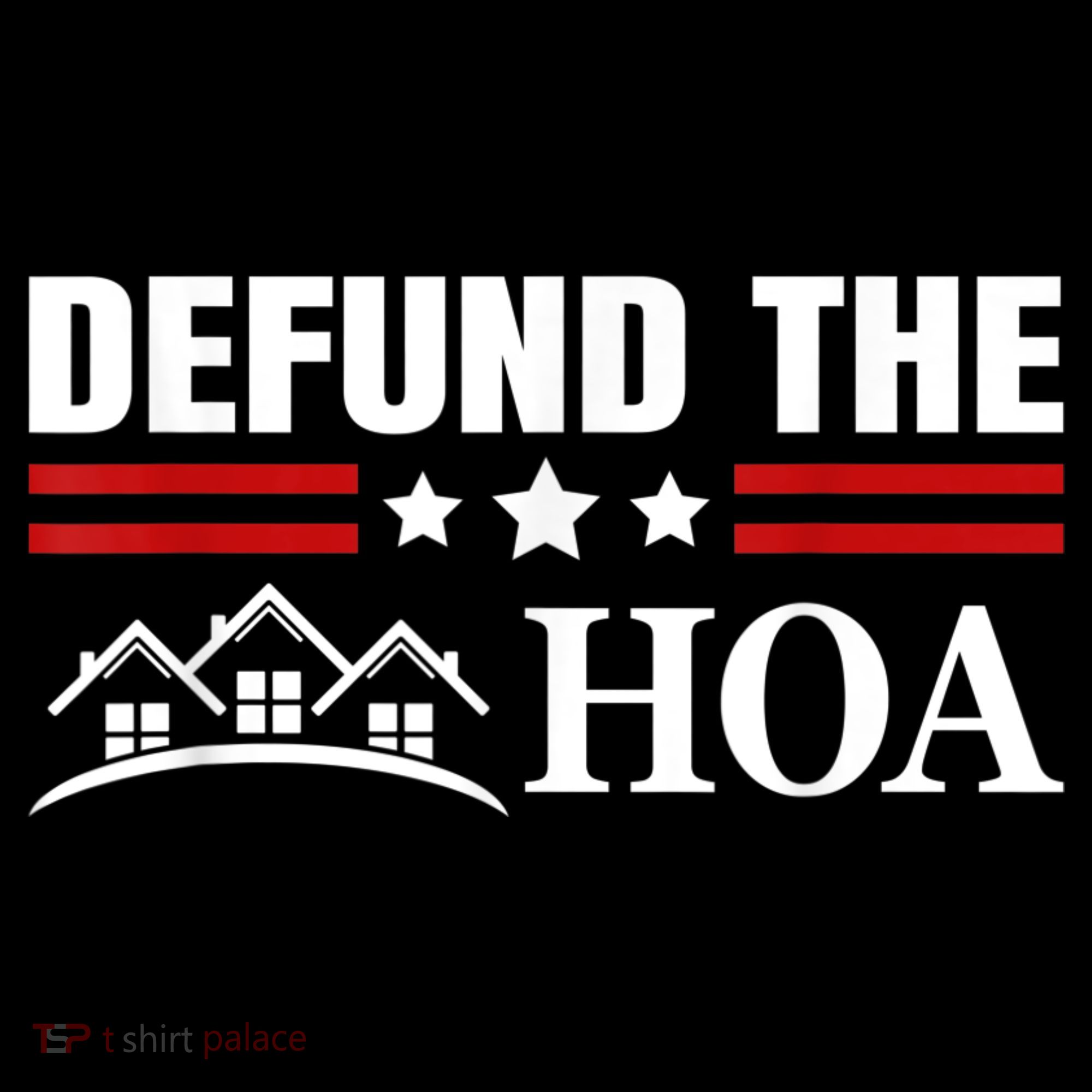 DEFUND THE HOA Homeowners Association Ornament