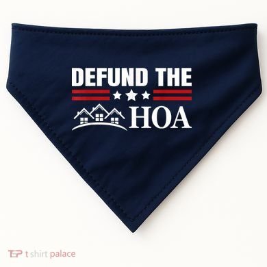 DEFUND THE HOA Homeowners Association USA-Made Doggie Bandana