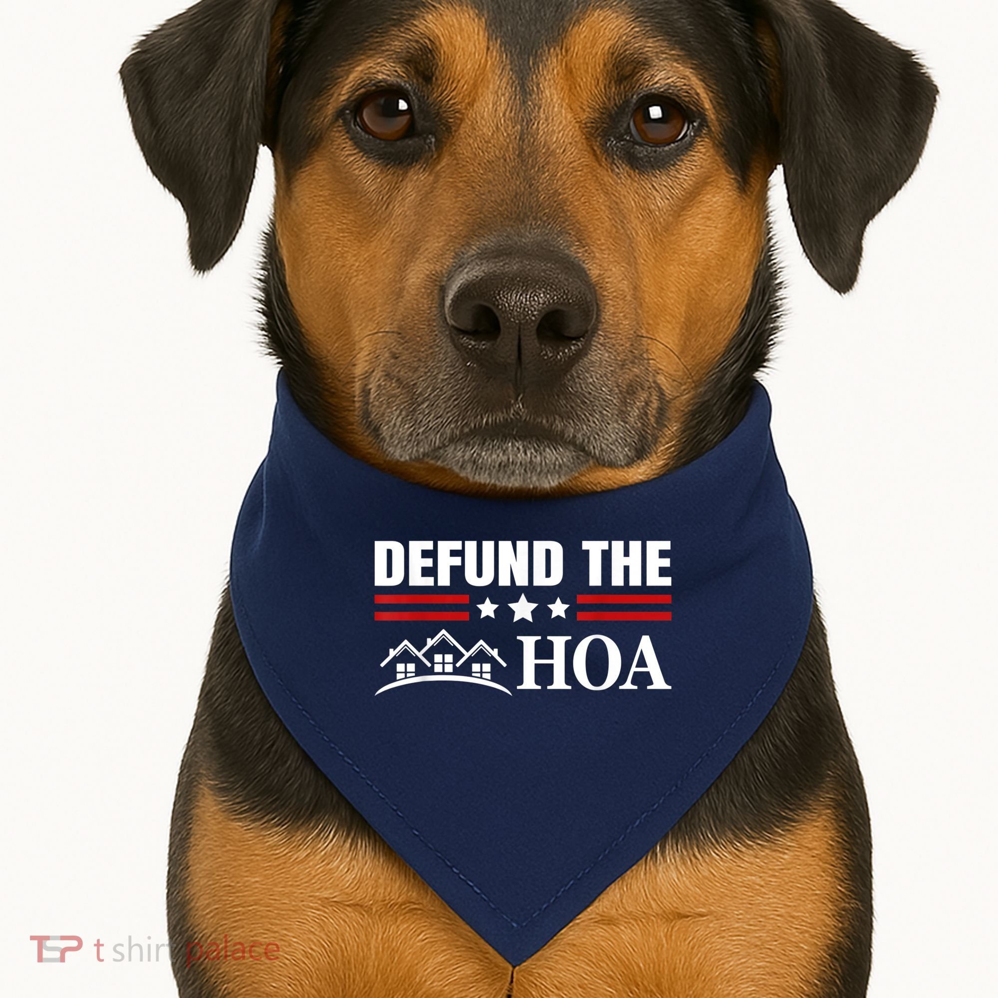 DEFUND THE HOA Homeowners Association USA-Made Doggie Bandana