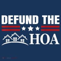 DEFUND THE HOA Homeowners Association Women's Hoodie thumb 2