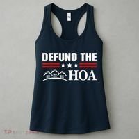 DEFUND THE HOA Homeowners Association Women's Tank Top thumb 3