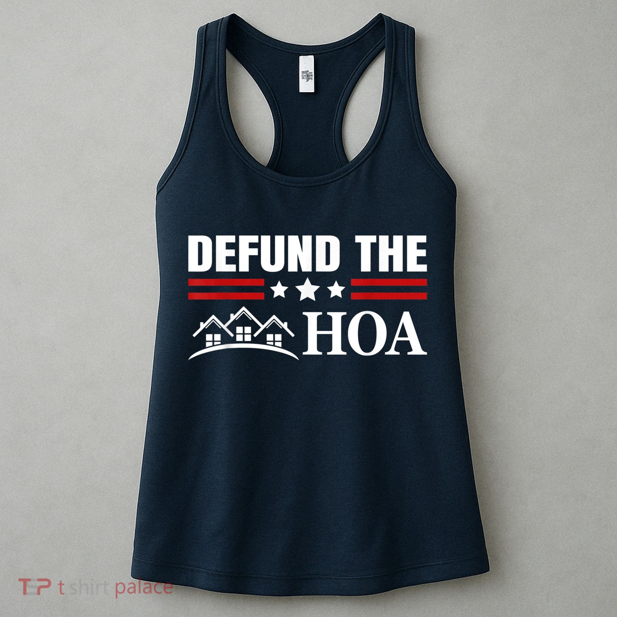 DEFUND THE HOA Homeowners Association Women's Tank Top