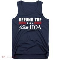 DEFUND THE HOA Homeowners Association Tank Top thumb 0