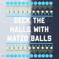 Deck The Halls With Matzo Balls Funny Jewish Sport-Tek Competitor United Soccer Jersey thumb 4