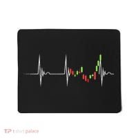 Day Trading Heartbeat EKG Pulse Stock Market Trader Mousepad thumb 0