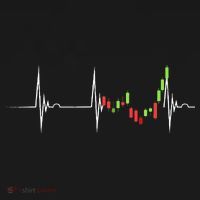 Day Trading Heartbeat EKG Pulse Stock Market Trader Toddler T-Shirt thumb 4