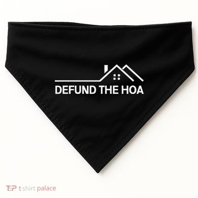 Defund The HOA USA-Made Doggie Bandana