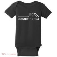 Defund The HOA Baby Bodysuit thumb 0