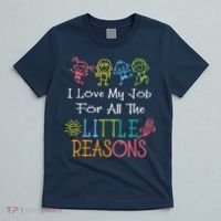 Daycare Teacher I Love My Job For All The Little Reasons T-Shirt thumb 5