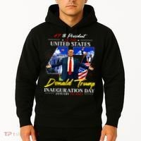 Donald Trump Inauguration Day 2025 47th President Hoodie thumb 2