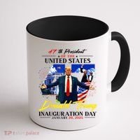 Donald Trump Inauguration Day 2025 47th President Coffee Mug thumb 1